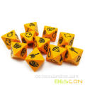 Bescon's Dungeon and Wilderness Terrain, Dungeon Feature und Treasure Typ Dice Set, 4 -teilige proprietäre polyedrische RPG -Würfel -Set